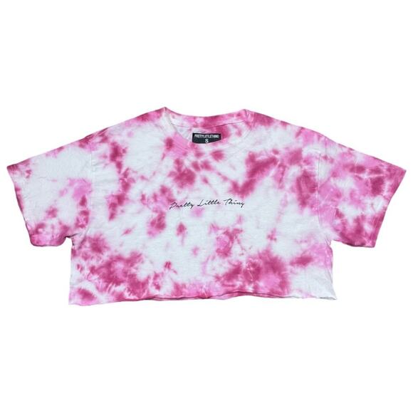 Pretty Little Thing Crop Top T Shirt - Picture 1 of 4